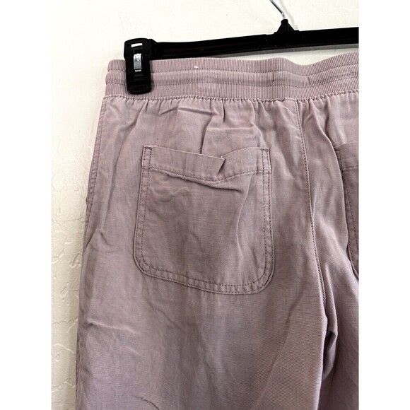 Khaki Pull On Joggers Woman's Size 10 pockets drawstring casual - Picture 11 of 13